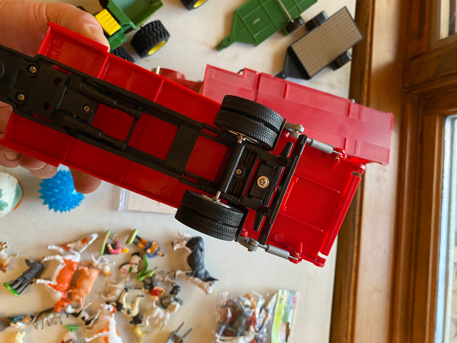 Huge Junk Drawer Toy Games Car Tractors Semi Blocks Figures NFL Stuff Lot Bundle