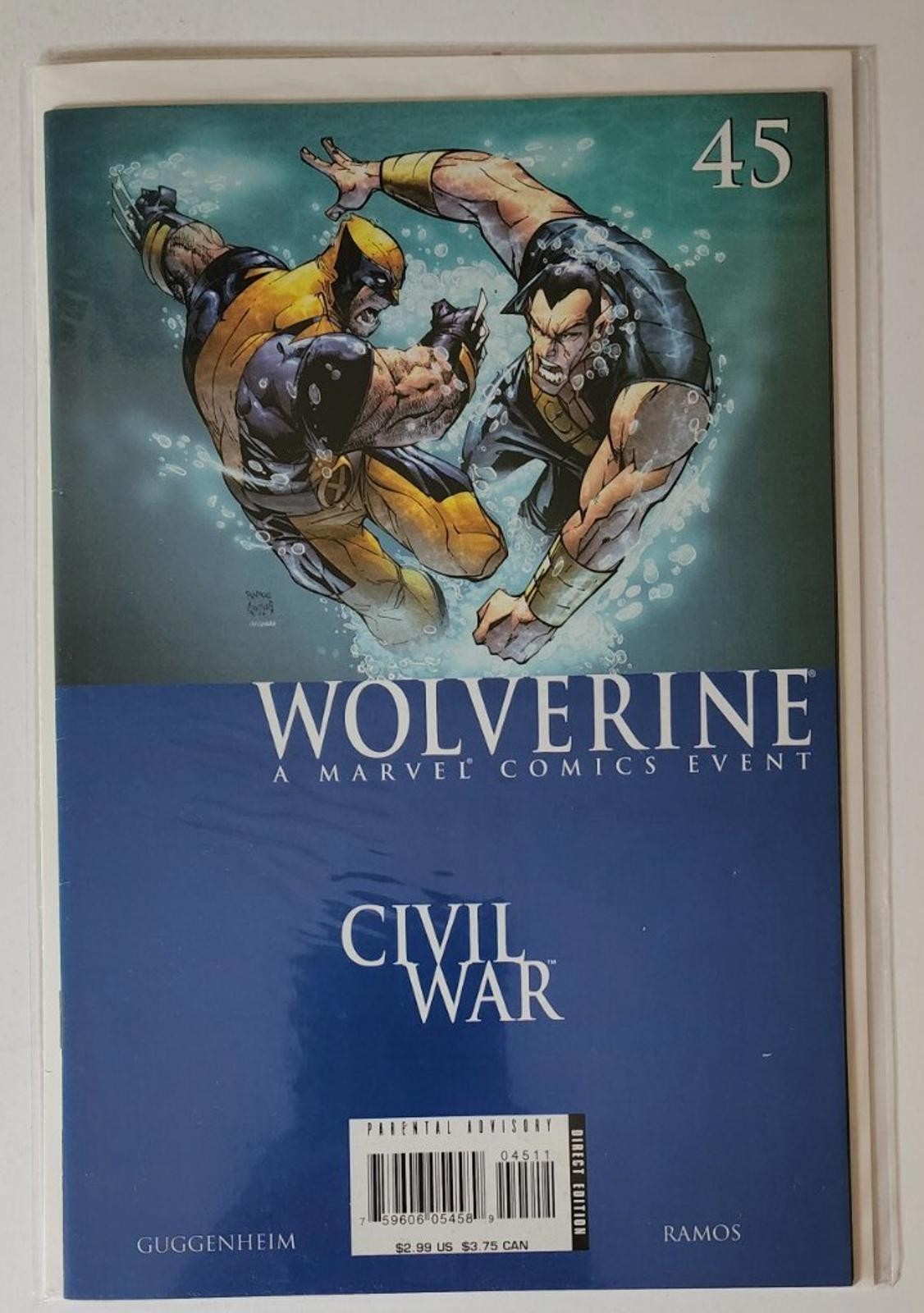Wolverine #42 45 46 47 Civil War 4 book lot Marvel NM