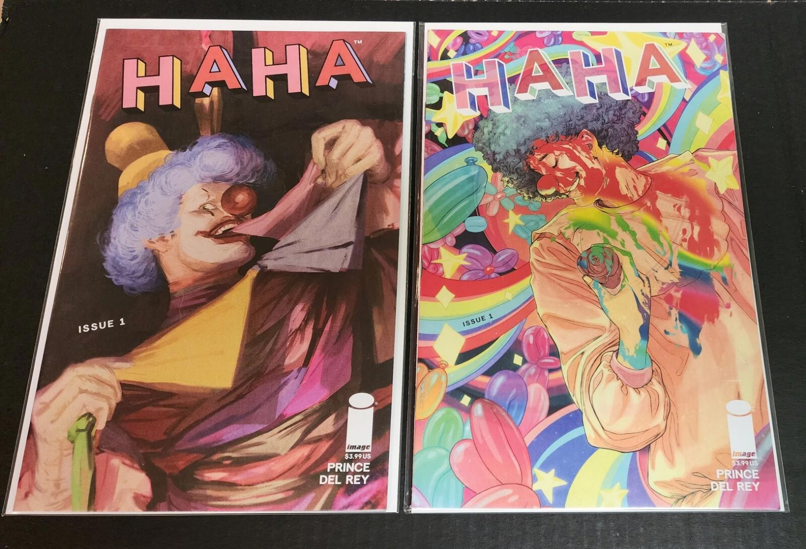 Haha #1 Cover A & B Variant Set NM+ Ice Cream Man Maxwell Prince