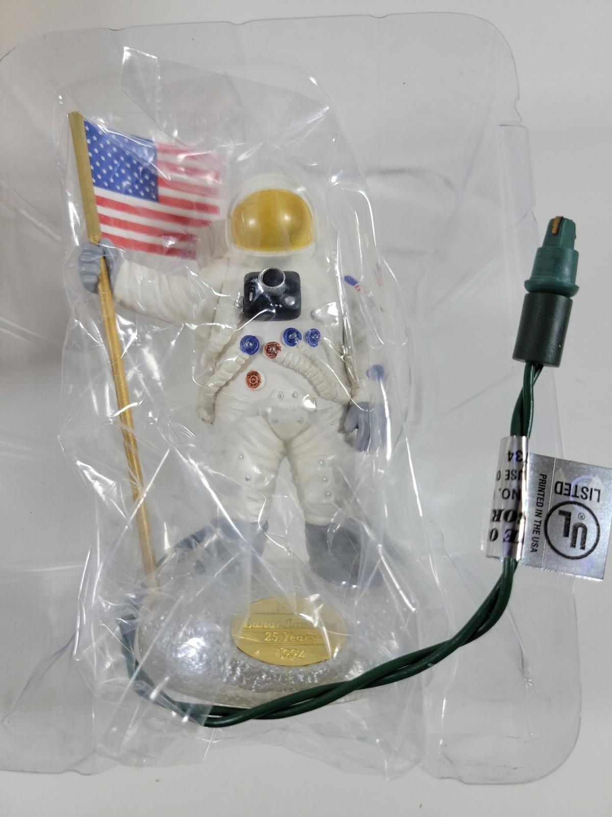 Hallmark 1994 Ornament Eagle Has Landed Light & Voice NEW Collectible