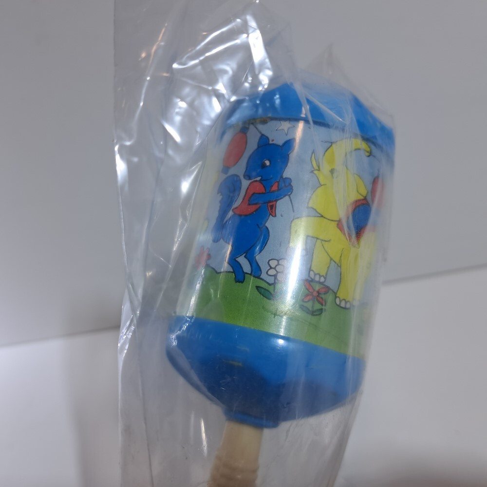 VTG MADE IN GREECE BABY PLASTIC RATTLE PLASTIC ANGELOUDI PITSI-RICO GREEK e