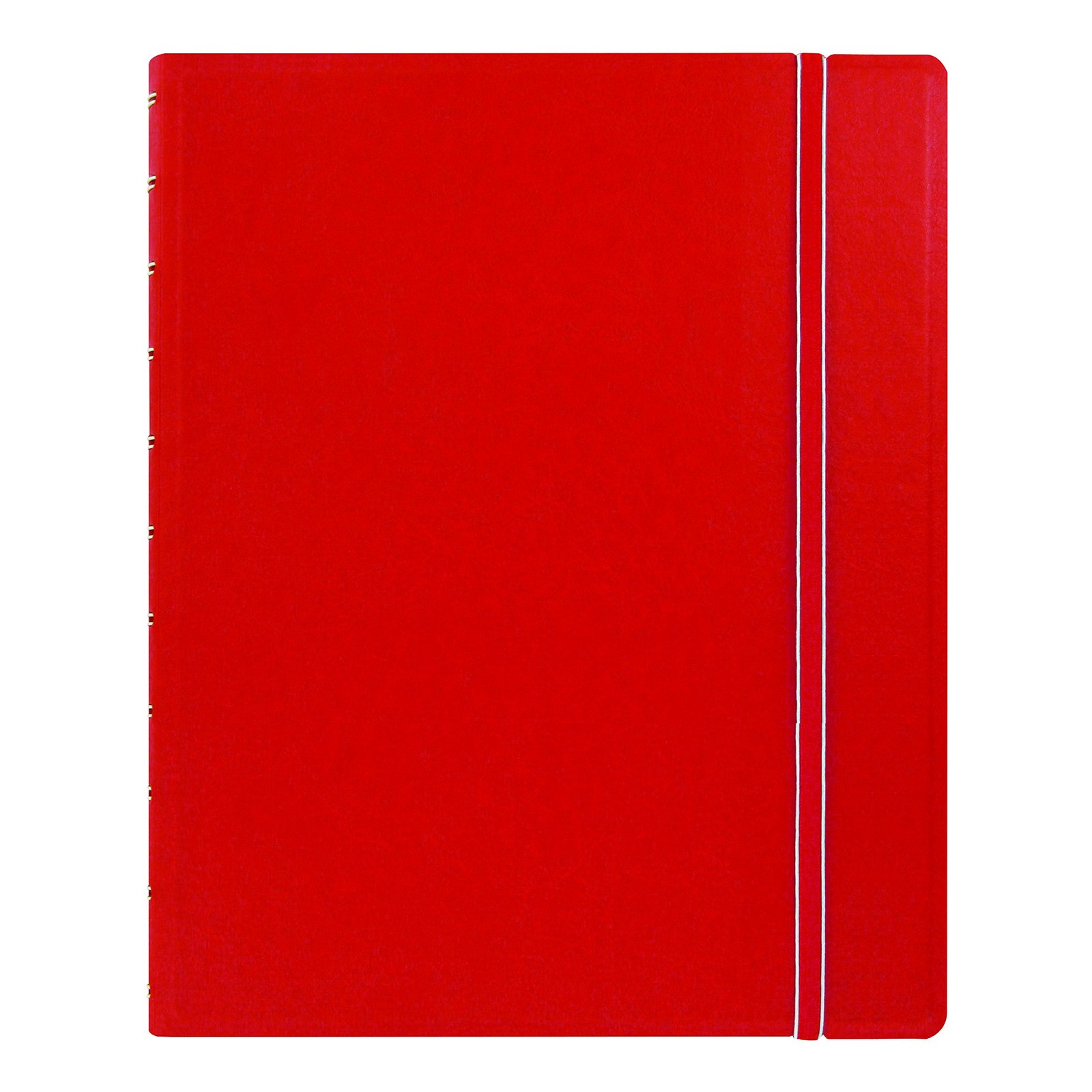 Filofax Classic Refillable Notebook, Letter Size, Red, Leather-look, 10.8×8.5″