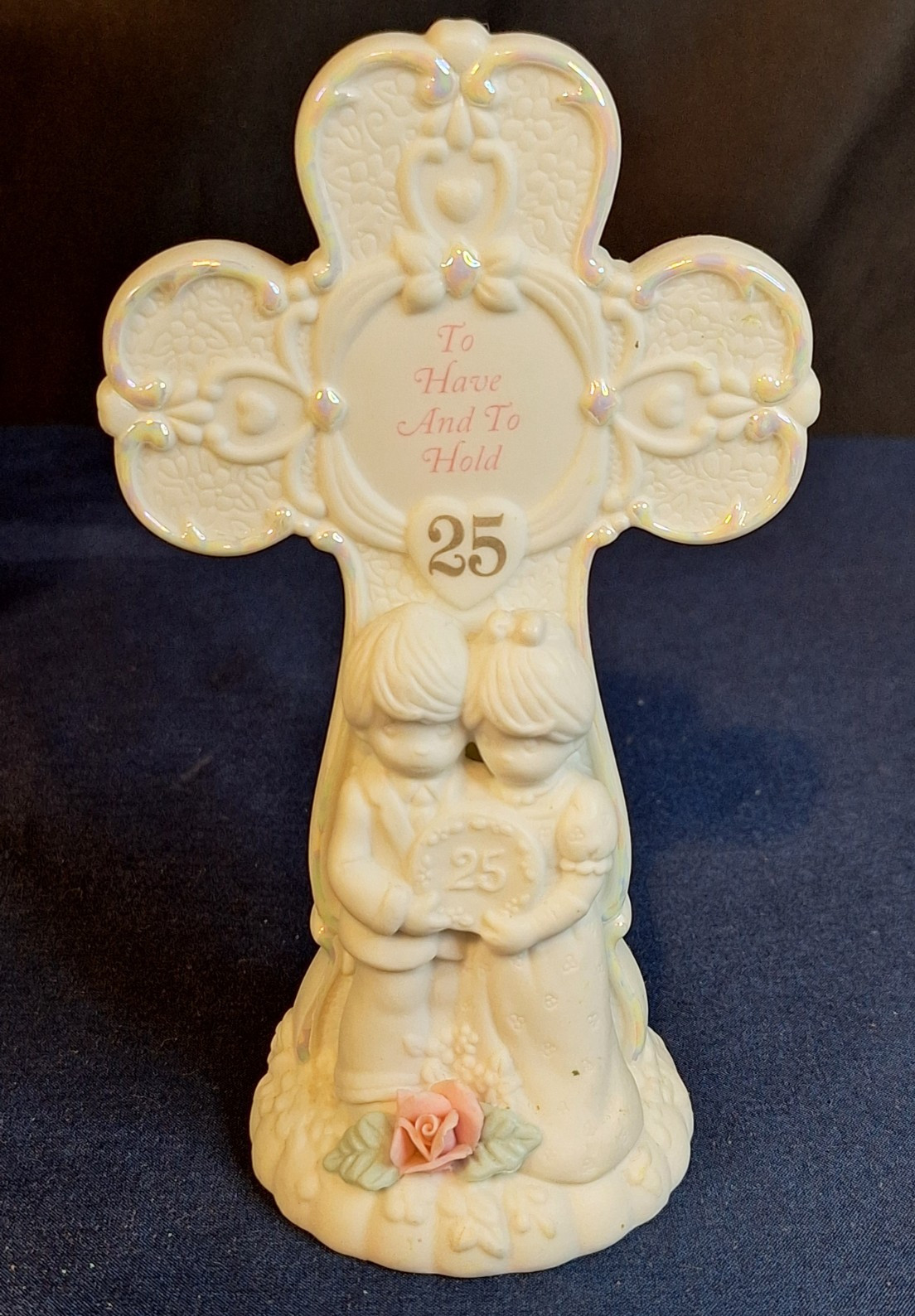 Lot of 13 VTG Ceramic Figurines, Homco, Angels, 25th Anniversary, Cross(#5)