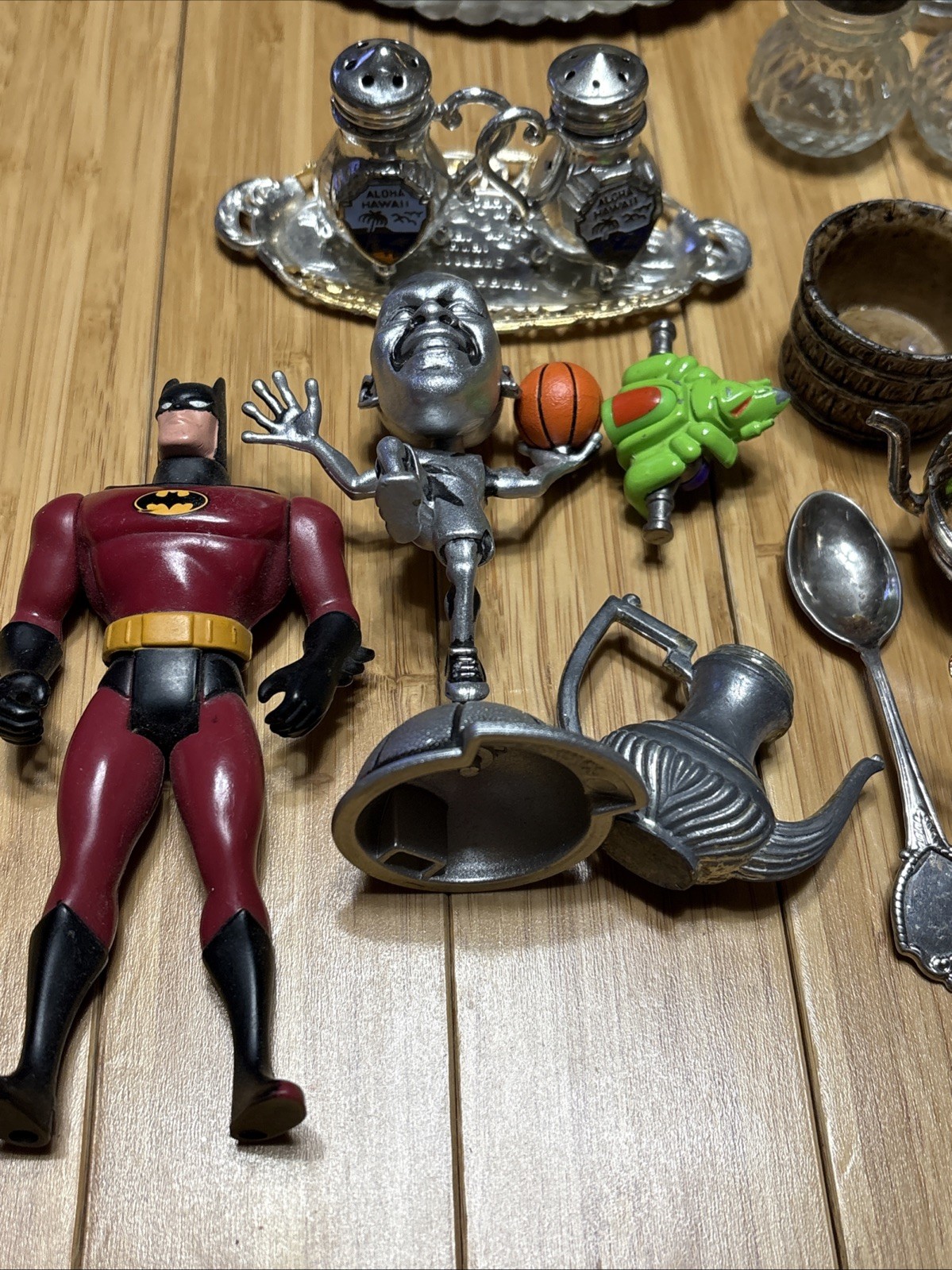 Vintage Junk Drawer Lot Collectibles Old Stuff Zippo Shakers Slide Photos Toys