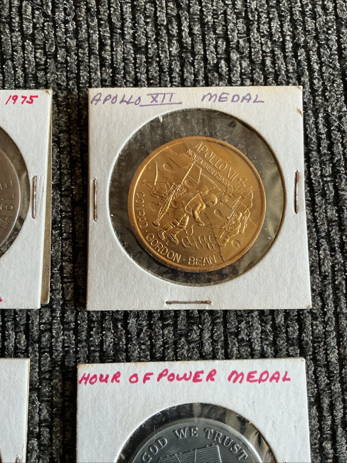 Collectible Junk Drawer Coin Lot 4 LARGE TOKENS VARIOUS