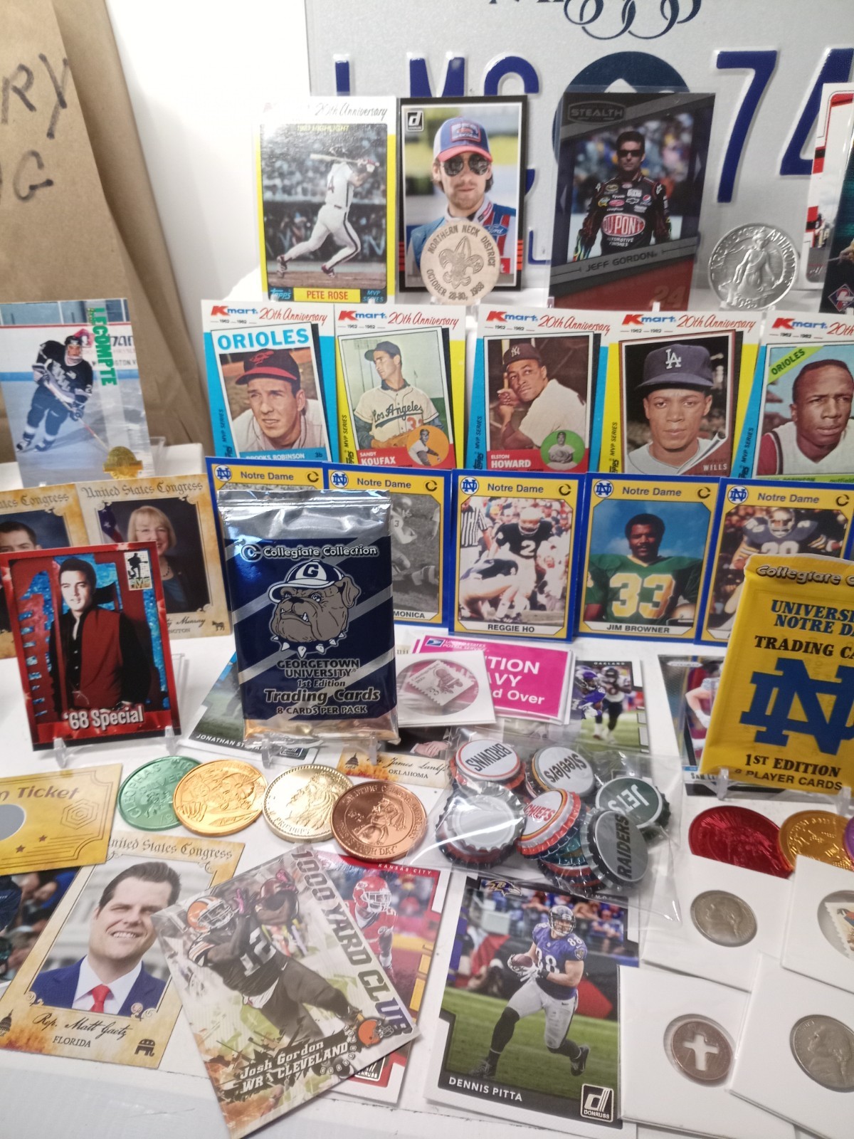 Large Junk Drawer Lot Mixed Collectibles, Coins, Cards & Misc Collectibles, #JD