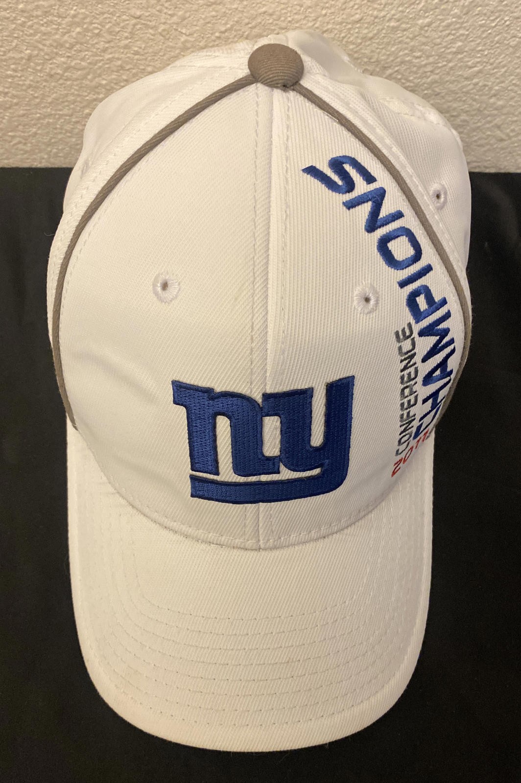 Super Bowl XLVI Conference Champions Cap Hat 2011 New York NY Giants Reebok NFL
