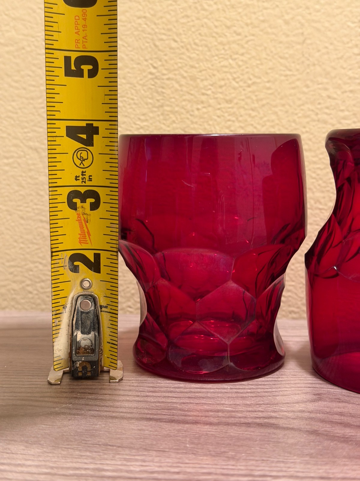 Mixed Lot of Anchor Hocking & Viking Ruby Glasses (See description for details)
