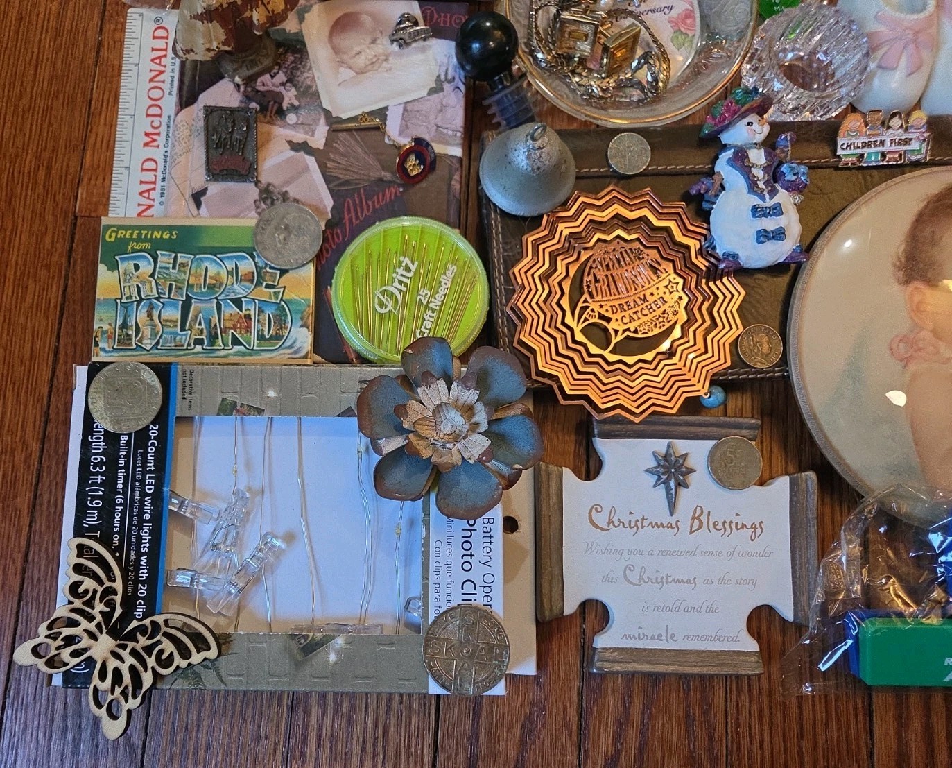 VINTAGE JUNK DRAWER LOT Coins Pins Collectibles And More!