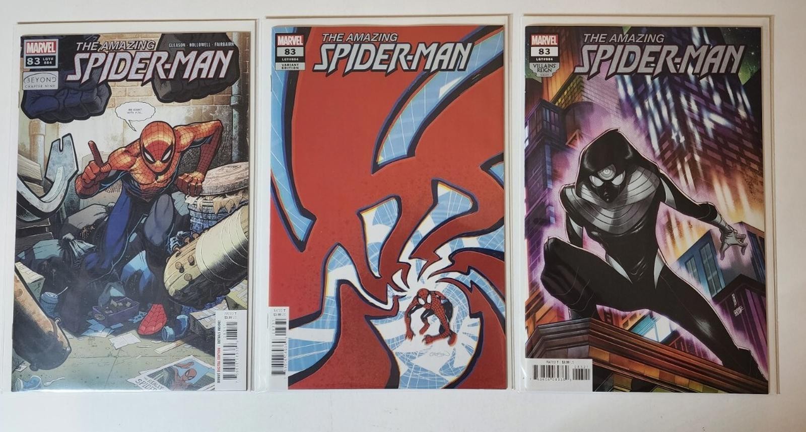 AMAZING SPIDER-MAN #83 Covers A B & C MARVEL 2021 NM lot of 3