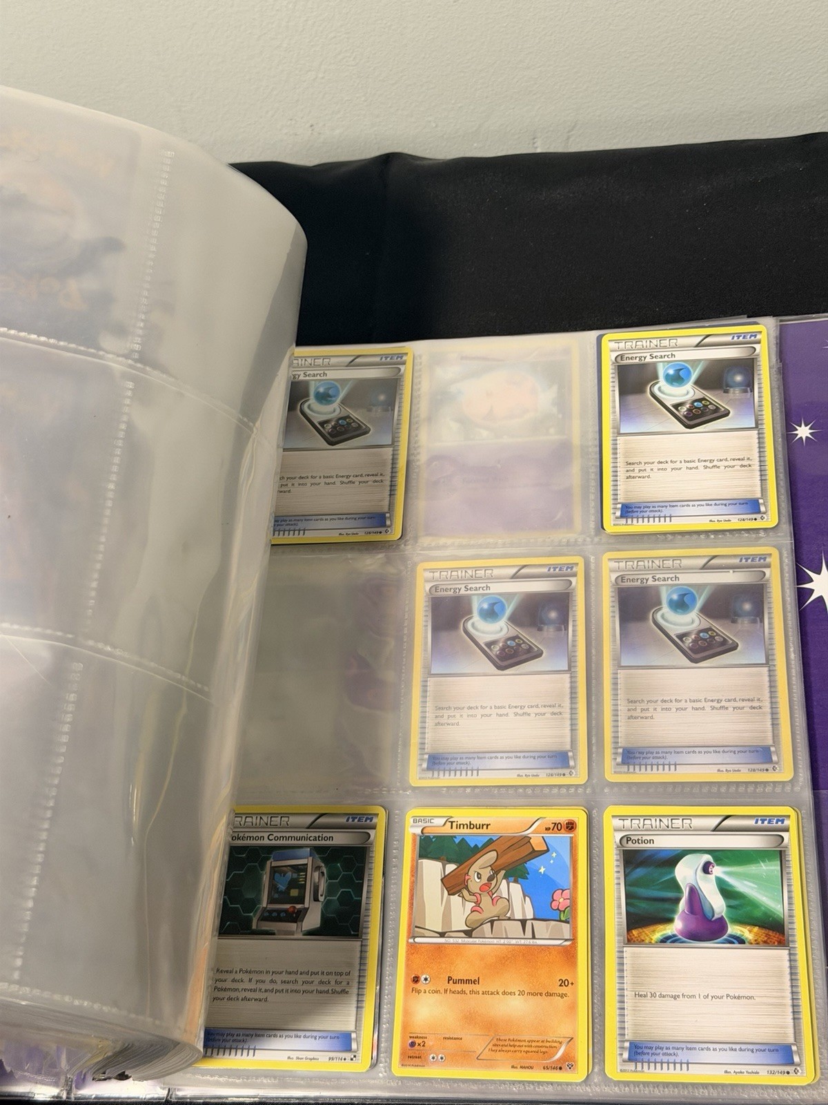 Mystery Pokémon Binder About Half Full Random Cards