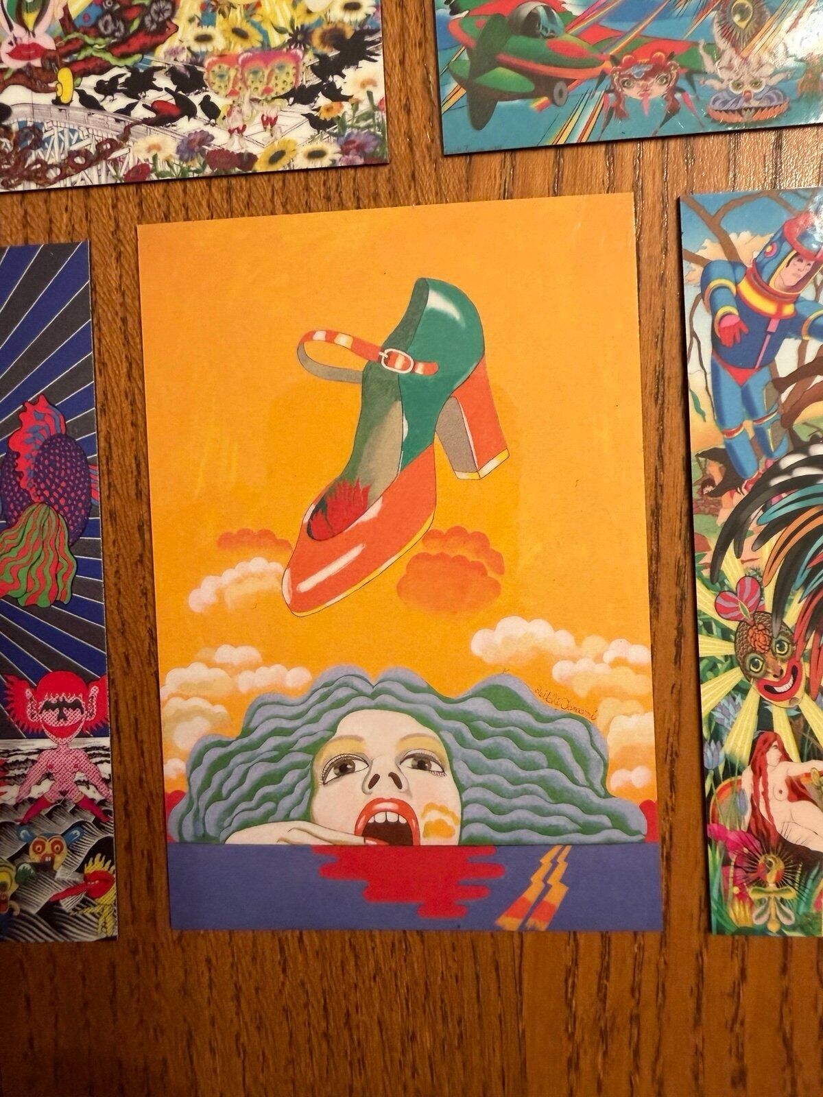 Keiichi Tanaami FRIDGE MAGNETS Japan psychedelic art decor Japanese surreal