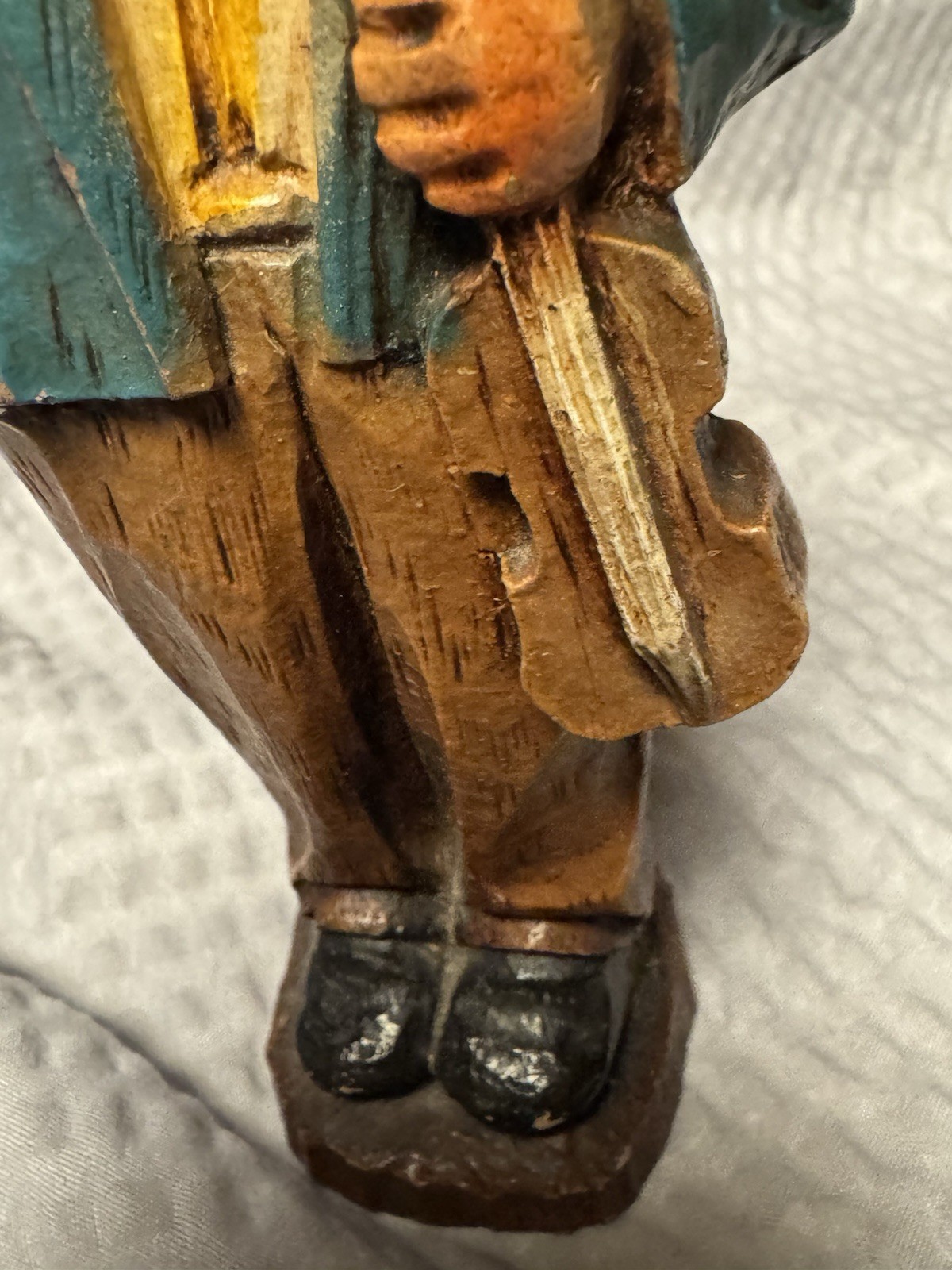 Vintage Hobo Folk Musician Violinist Figurine Collection Syroco Figurine