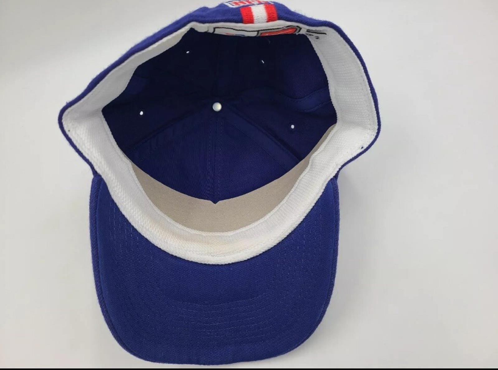 Vintage New England Patriots Nike Team Fitted 6 7/8 Hat Cap NFL Football Blue