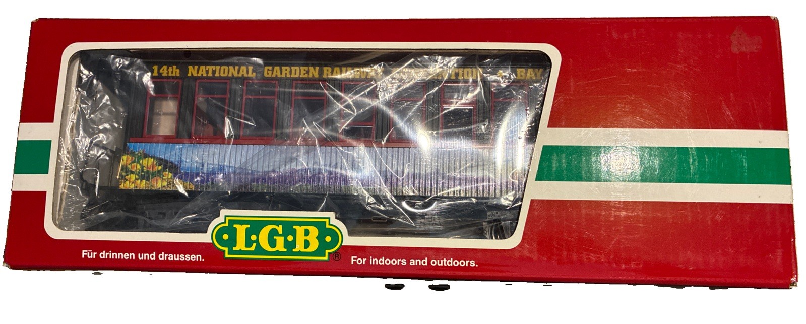 LGB 30808 G Gauge Freight Car – 14th National Garden Railway Convention – Boxed