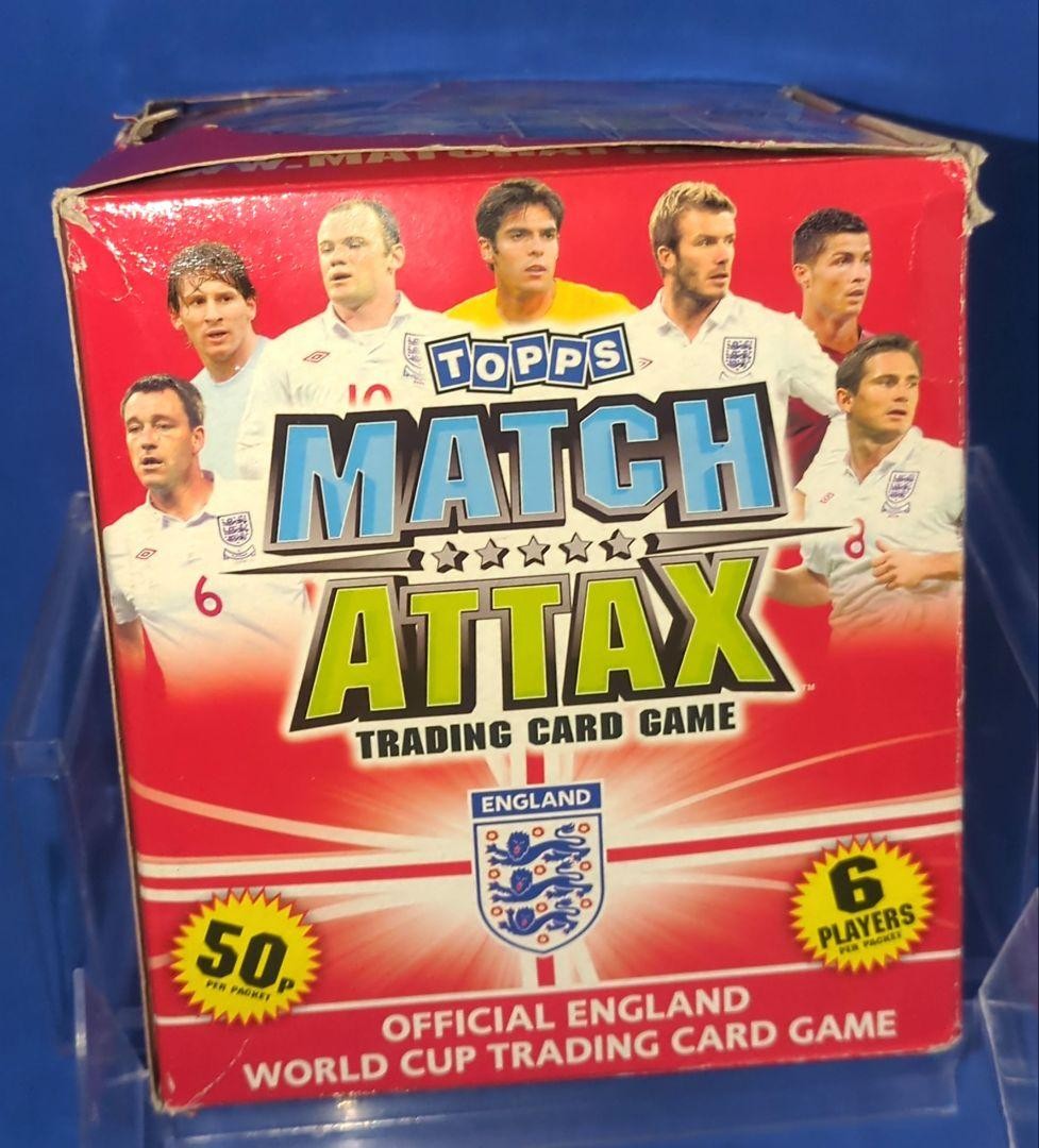 Out of print, limited to 1 box, World Soccer MATCH ATTAX ENGLAND