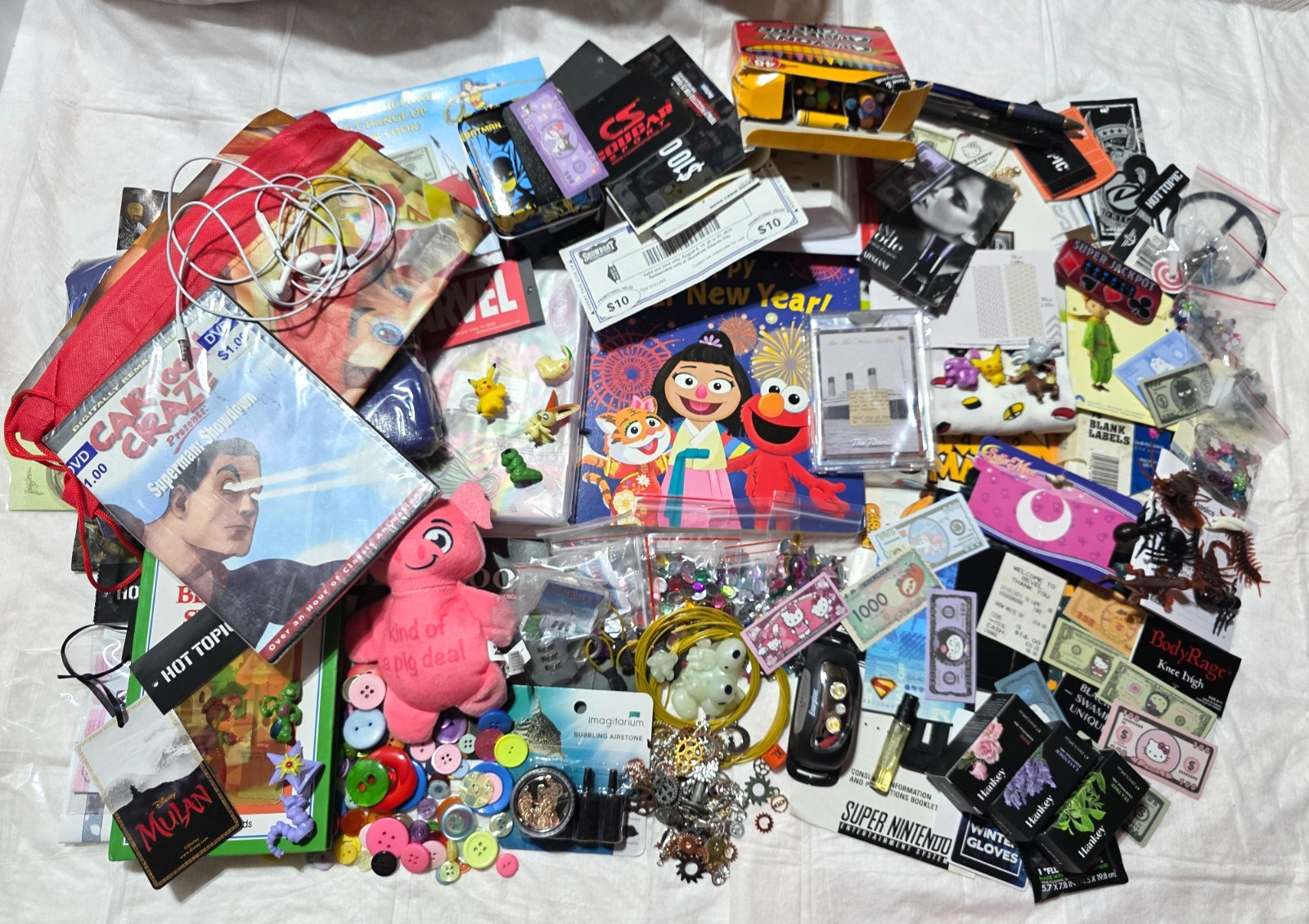 Junk Drawer Lot Estate Wholesale Flea Market Reseller Miscellaneous Arts Crafts