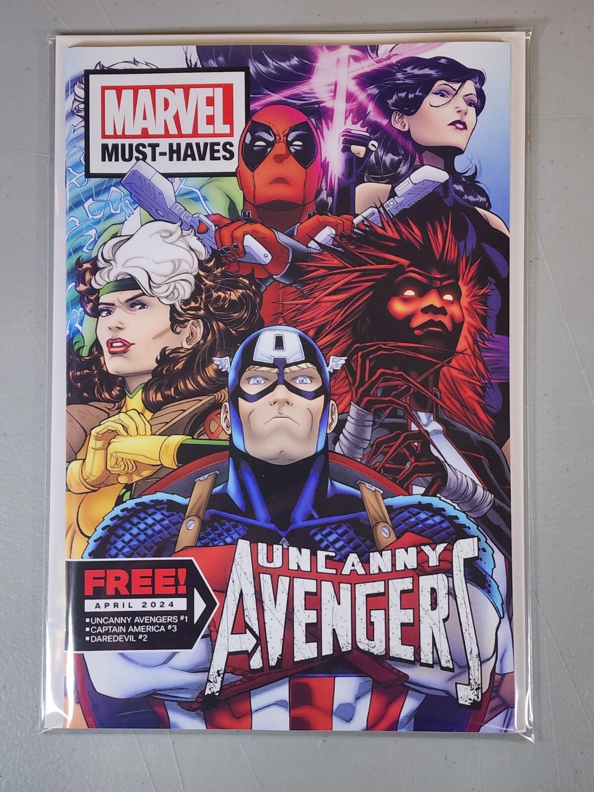 MARVEL MUST HAVES APRIL 2024 Blood Hunt Avengers Planet of the Apes Deadpool