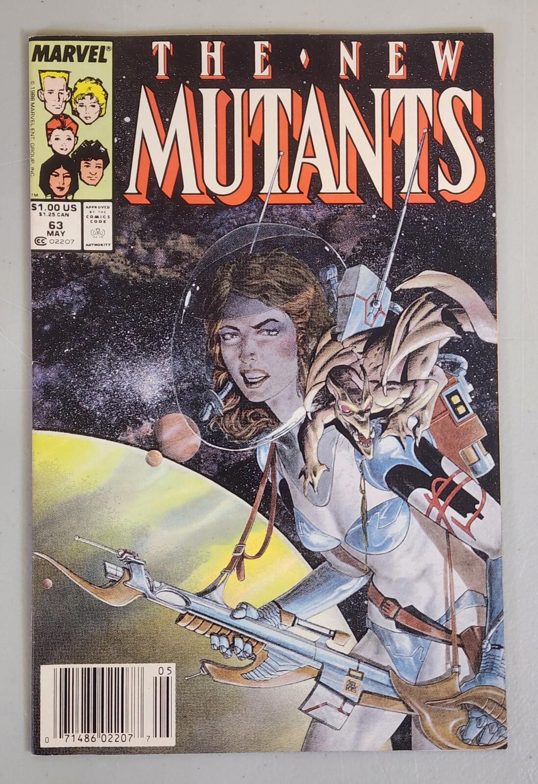 New Mutants #63 Newsstand NM 1988 Marvel