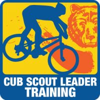 cub scout training button